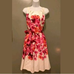 NWT Dressbarn Floral Midi Dress with Pockets